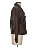 Hinge 100% Leather Brown Leather Jacket Size S - photo 4