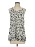 CAbi 100% Polyester Silver Sleeveless Blouse Size XS - photo 1