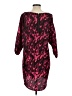 Express 100% Polyester Hearts Pink Casual Dress Size S - photo 2