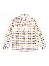 Cotton Doux Hearts Ivory Long Sleeve Button-Down Shirt Size 12 - photo 1