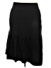 Assorted Brands Solid Black Casual Skirt Size 3X - photo 1