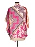 Chico's 100% Polyester Pink Short Sleeve Blouse Size Lg (2) - photo 2