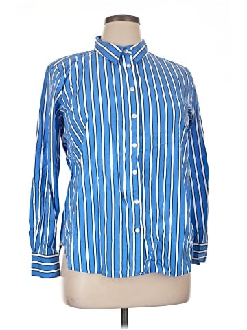 Ann Taylor Long Sleeve Button-Down Shirt (view 1)