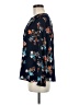 Valerie Stevens 100% Polyester Floral Blue Long Sleeve Blouse Size M - photo 5