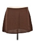 Musera 100% Polyester Solid Brown Casual Skirt Size M - photo 1