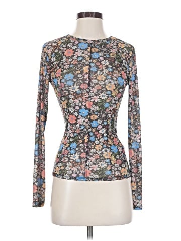 Topshop Long Sleeve Top (view 1)