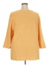 Cj Banks 100% Cotton Yellow Pullover Sweater Size 3X - photo 2