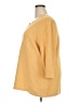 Cj Banks 100% Cotton Yellow Pullover Sweater Size 3X - photo 5