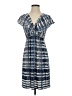 Max Studio Plaid Blue Casual Dress Size XS - photo 1