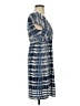 Max Studio Plaid Blue Casual Dress Size XS - photo 4