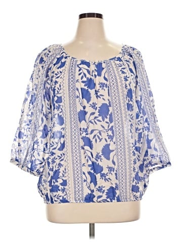 Gap Outlet 3/4 Sleeve Blouse (view 1)