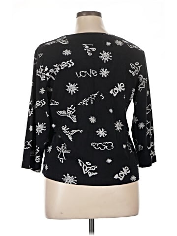 Chico's 3/4 Sleeve T-Shirt (view 2)