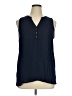 Maurices 100% Polyester Blue Sleeveless Blouse Size XL - photo 1