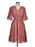 Max Studio 100% Polyester Hearts Red Casual Dress Size M - photo 1