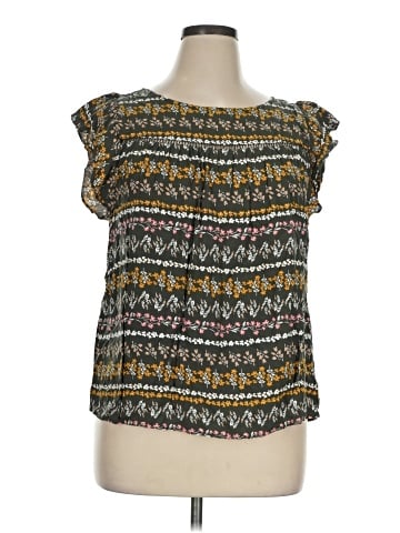 Ann Taylor LOFT Outlet Short Sleeve Blouse (view 1)
