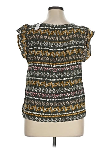 Ann Taylor LOFT Outlet Short Sleeve Blouse (view 2)
