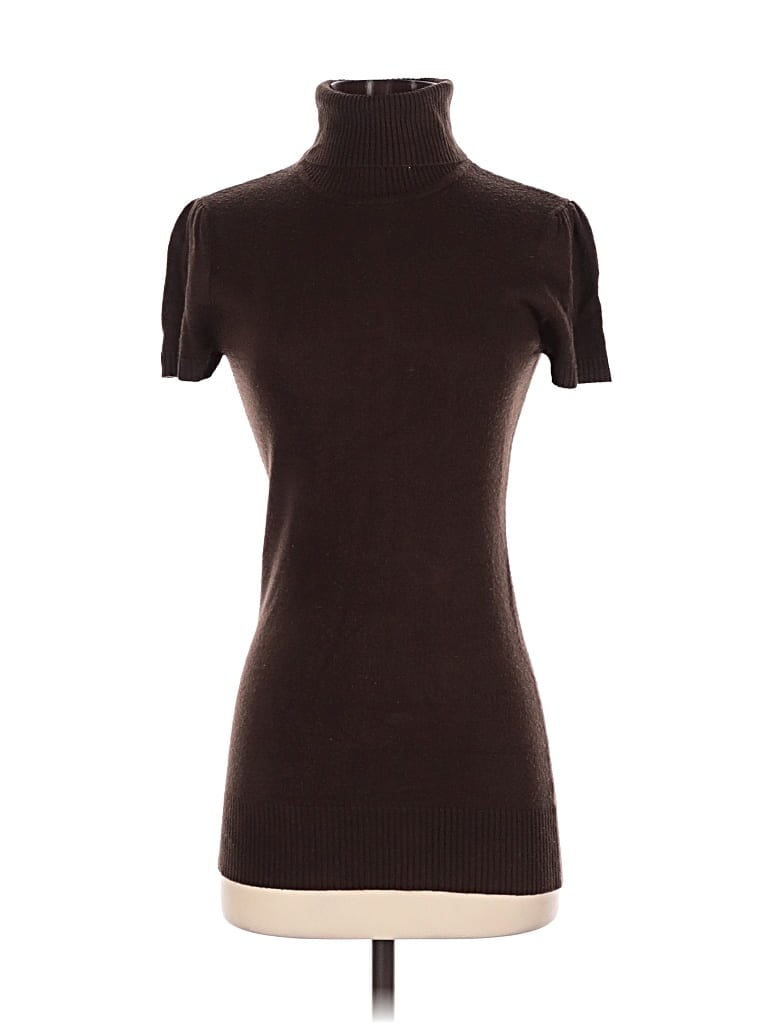 Pre-owned Lola Turtleneck Sweater In Brown