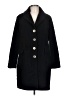 MICHAEL Michael Kors Black Wool Coat Size L - photo 1