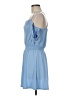 Express Solid Blue Casual Dress Size M - photo 5
