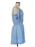 Express Solid Blue Casual Dress Size M - photo 4