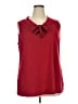 BLOOMCHIC Red Sleeveless Blouse Size 18 - photo 1