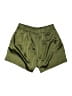 Glam Solid Green Khaki Shorts Size L - photo 2