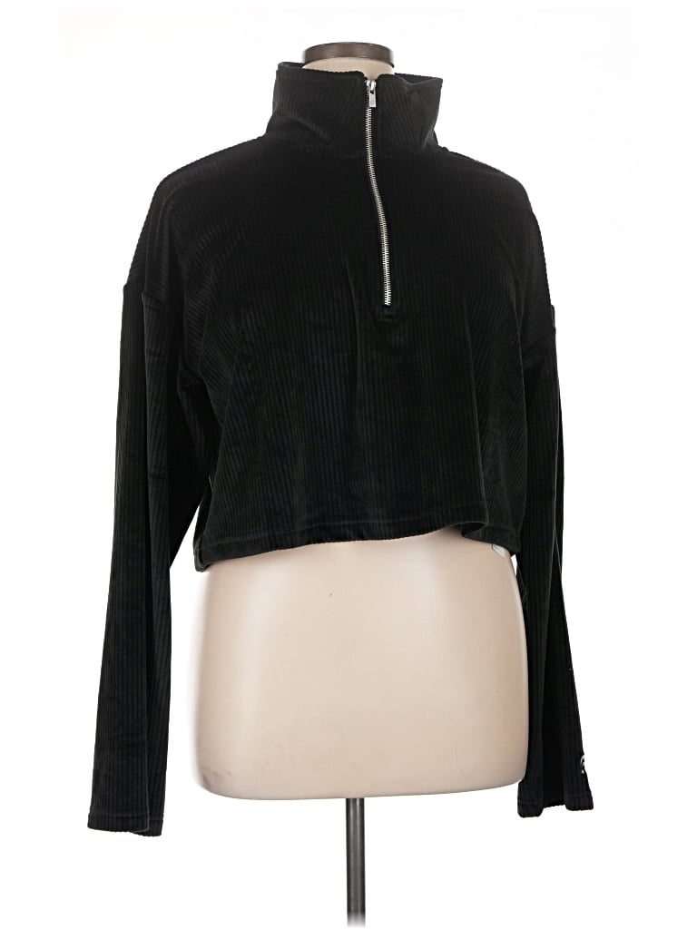 Pre-owned Fabletics Turtleneck Sweater In Black