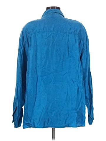 The Limited Long Sleeve Silk Top (view 2)