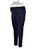 a:glow Solid Blue Active Pants Size XL Maternity - photo 1
