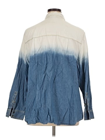 Catherines Long Sleeve Button-Down Shirt (view 2)