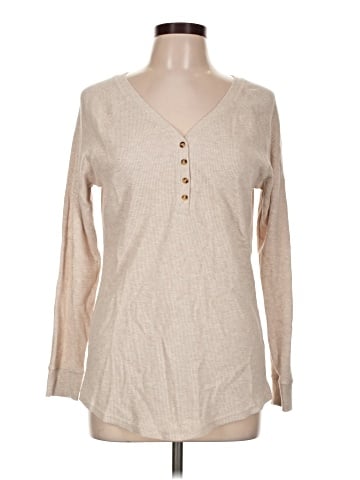 Caslon Long Sleeve Henley (view 1)
