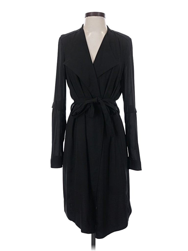 Pre-owned Babaton Trenchcoat In Black