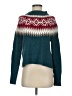 American Eagle Outfitters Chevron-herringbone Teal Pullover Sweater Size S - photo 1