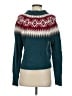 American Eagle Outfitters Chevron-herringbone Teal Pullover Sweater Size S - photo 2