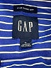 Gap 100% Cotton Stripes Blue Long Sleeve Button-Down Shirt Size L - photo 7
