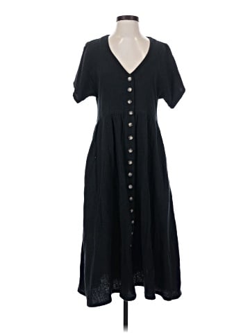 Madewell Lightspun Button-Front Midi Dress (view 1)