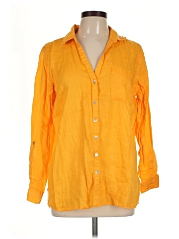 Sigrid Olsen Long Sleeve Button-Down Shirt (view 1)