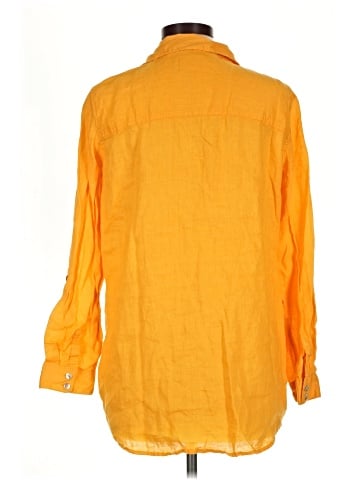 Sigrid Olsen Long Sleeve Button-Down Shirt (view 2)