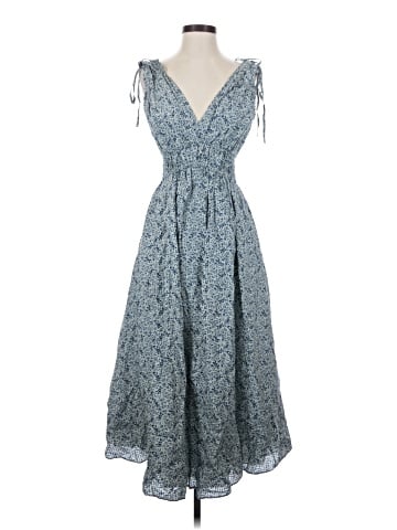 Madewell Sophia Smocked Midi Dress in Florentine Floral (view 1)