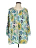 Sunny Leigh 100% Polyester Green 3/4 Sleeve Blouse Size L - photo 1