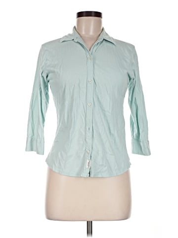 Abercrombie & Fitch 3/4 Sleeve Button-Down Shirt (view 1)