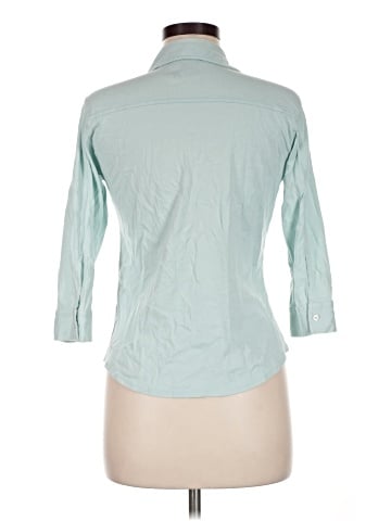 Abercrombie & Fitch 3/4 Sleeve Button-Down Shirt (view 2)