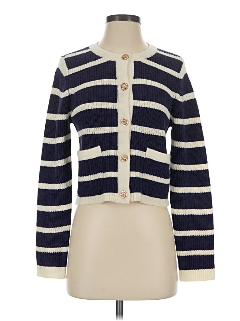 Pre-owned Aqua Cardigan Sweater In Blue