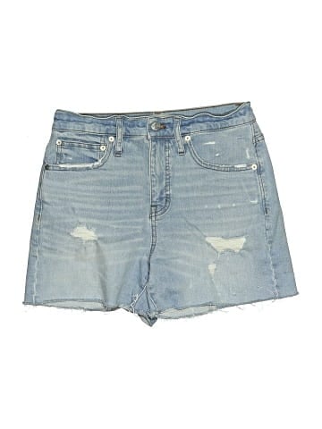 Madewell High-Rise Denim Shorts in Posey Wash (view 1)