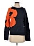 Unbranded Floral Orange Pullover Sweater Size S - photo 1