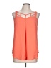 Maurices 100% Polyester Orange Sleeveless Blouse Size L - photo 1
