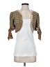T. Bleu Brown Tan Shrug Size S (estimated) - photo 1