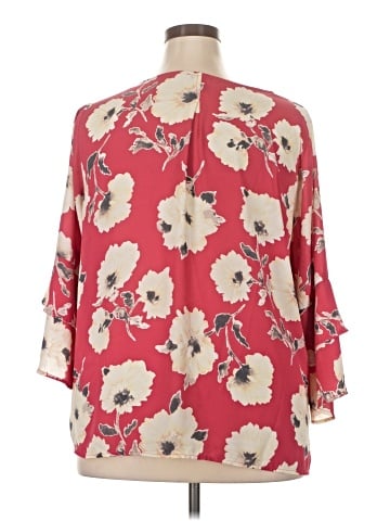 Skies Are Blue 3/4 Sleeve Blouse (view 2)