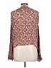 Boden 100% Polyester Floral Pink Long Sleeve Blouse Size 10 - photo 2