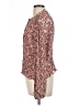 Boden 100% Polyester Floral Pink Long Sleeve Blouse Size 10 - photo 5